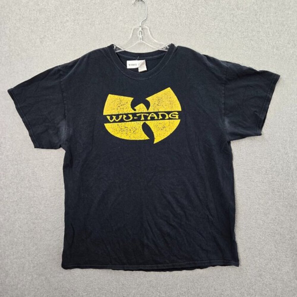 Wu-Tangโ Clan T-Shirt Men's XL Black Short Sleeve Graphic Crew Neck Tee Gildan